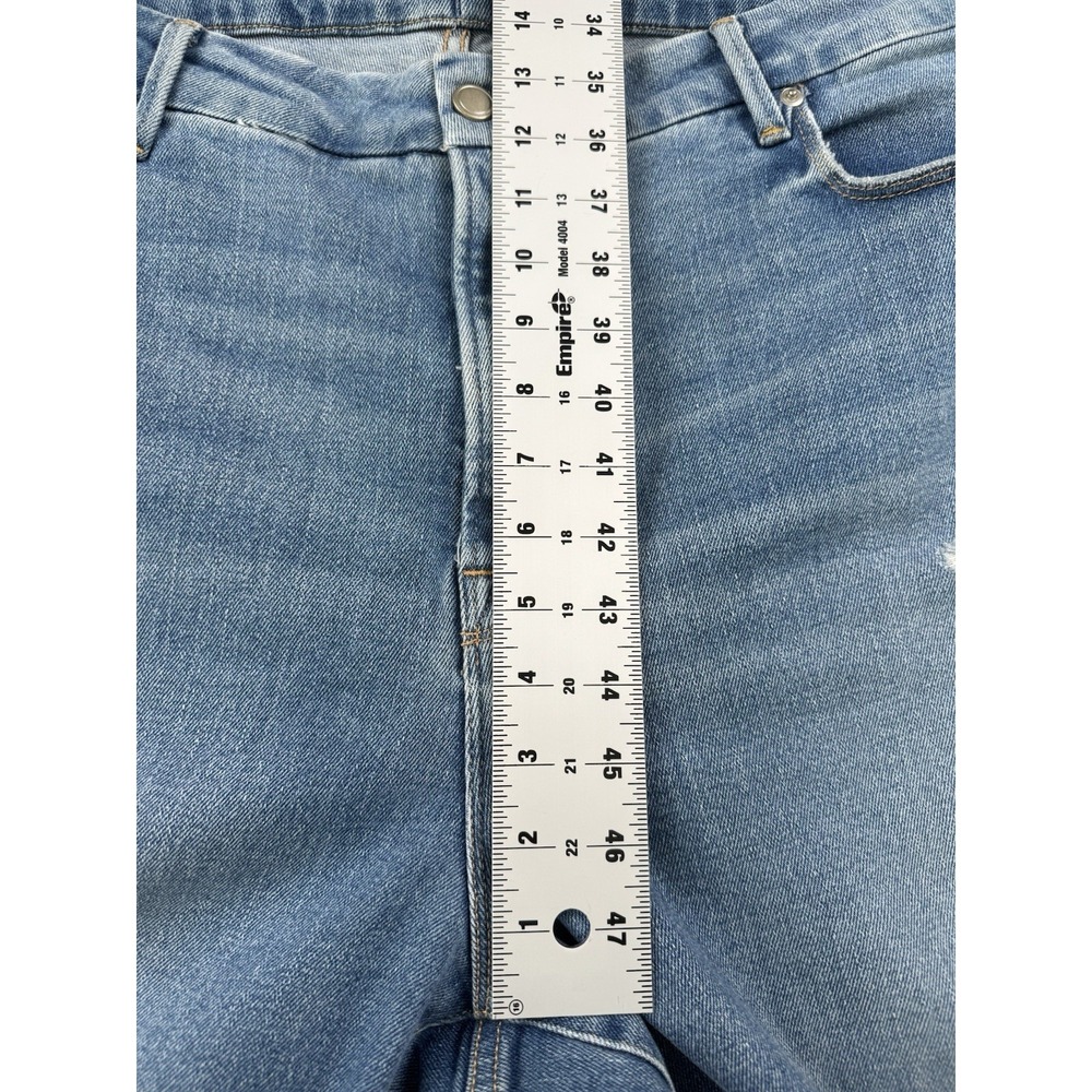 Good American Jeans Womens 18 Good Classic Light Wash Blue High Rise - Picture 6 of 7
